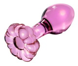 Růžový anální kolík Icicles No. 48
