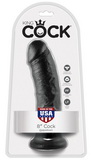Dildo King Cock 8 černé