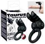 Vibrační erekční kroužek Taurus (černý)