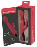 Silikonový vibrátor s dráždičem klitorisu