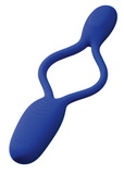 Multifunkční vibrátor pro páry BeauMents Flexxio modrý