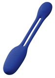 Multifunkční vibrátor pro páry BeauMents Flexxio modrý