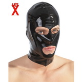 Černá latexová maska