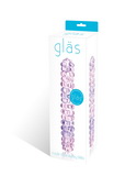 Glas - Purple Rose skleněné fialové dildo