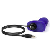 Anální vibrační kolík b-Vibe Rimming Petite Purple