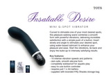 Vibrátor na bod G Fifty Shades of Grey - Insatiable Desire